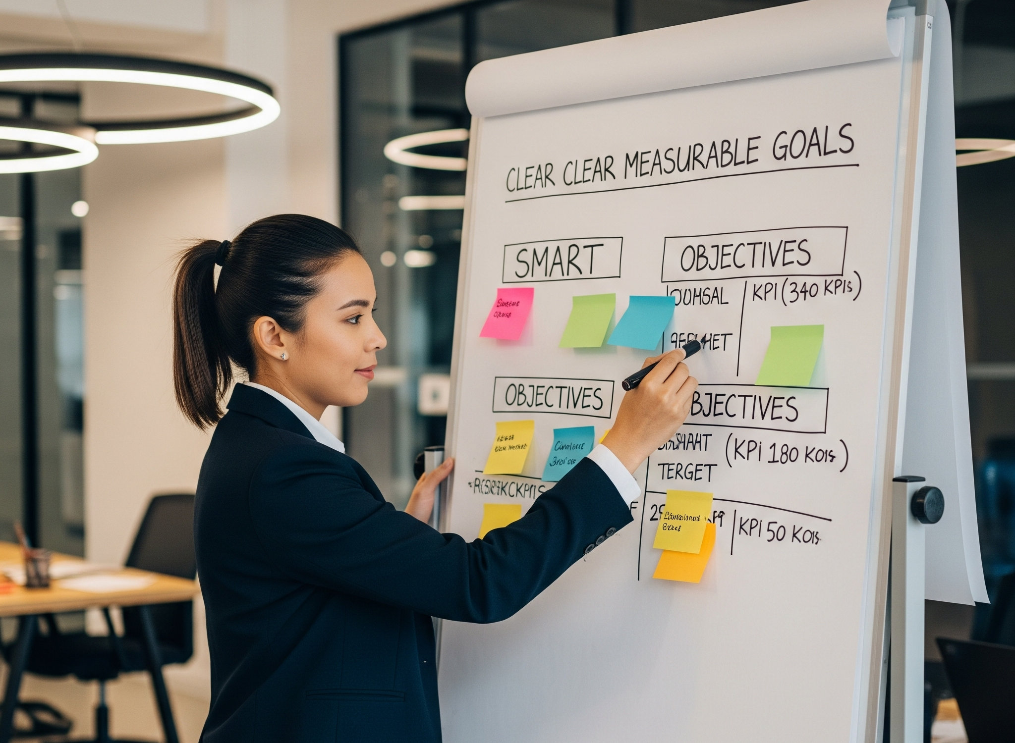 Define tus objetivos de marketing claros y medibles