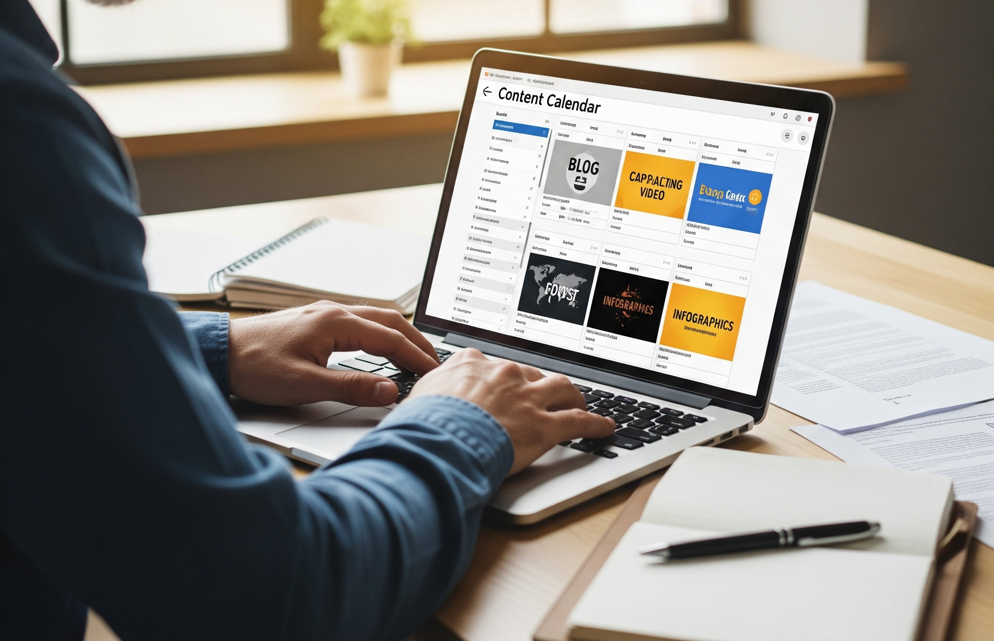 Crea tu Contenido y Calendario Editorial