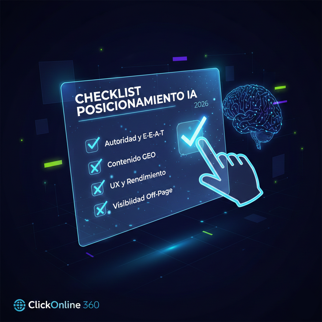 Checklist de Posicionamiento IA: Optimiza tu web para motores generativos